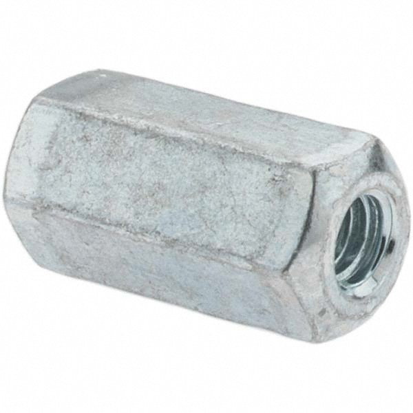 #8-32 UNC, 5/8" OAL Steel Standard Coupling Nut