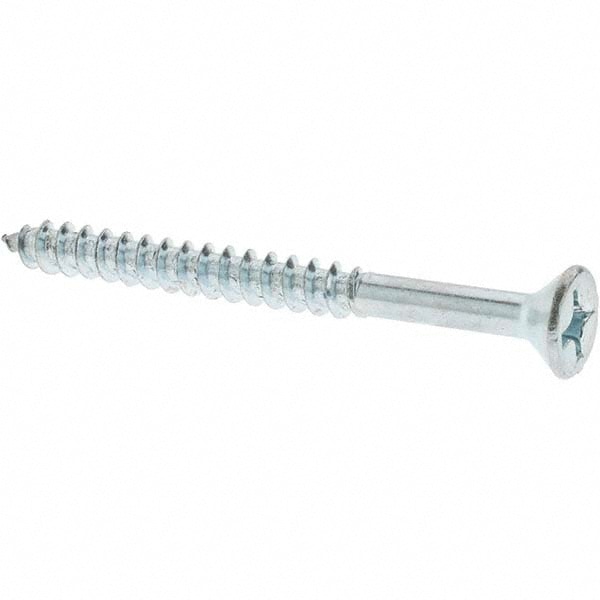 #12, 2-1/2" OAL, Phillips Drive, Flat Head Wood Screw