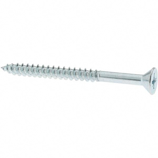 #14, 3" OAL, Phillips Drive, Flat Head Wood Screw