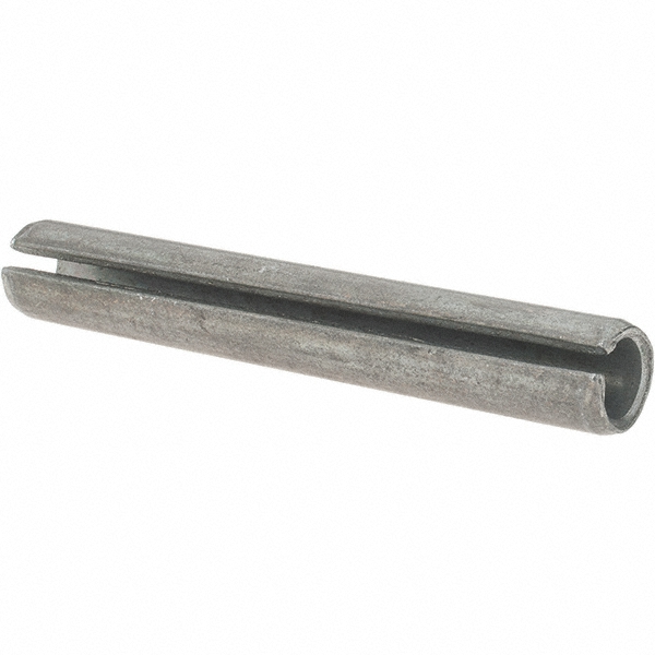 Slotted Spring Pin: 3" Long, 1070-1090 Alloy Steel