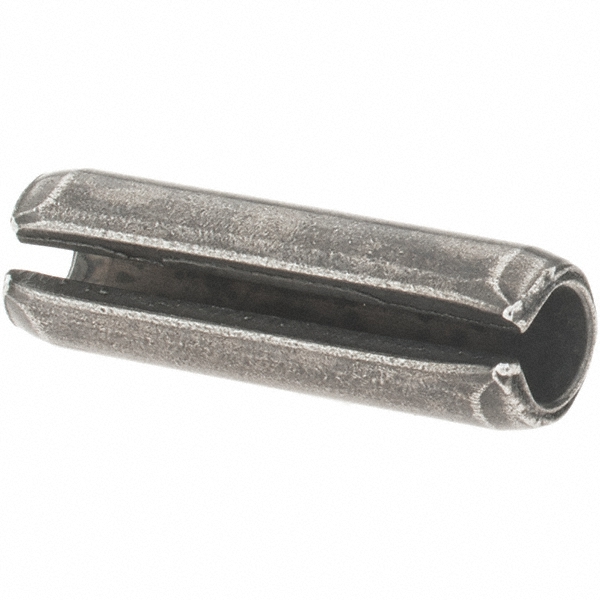 Slotted Spring Pin: 3/4" Long, 1070-1090 Alloy Steel