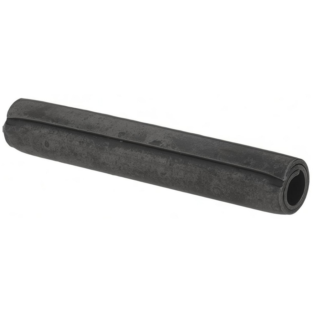 Coiled Spring Pin: 1" Long, 1070-1090 Alloy Steel