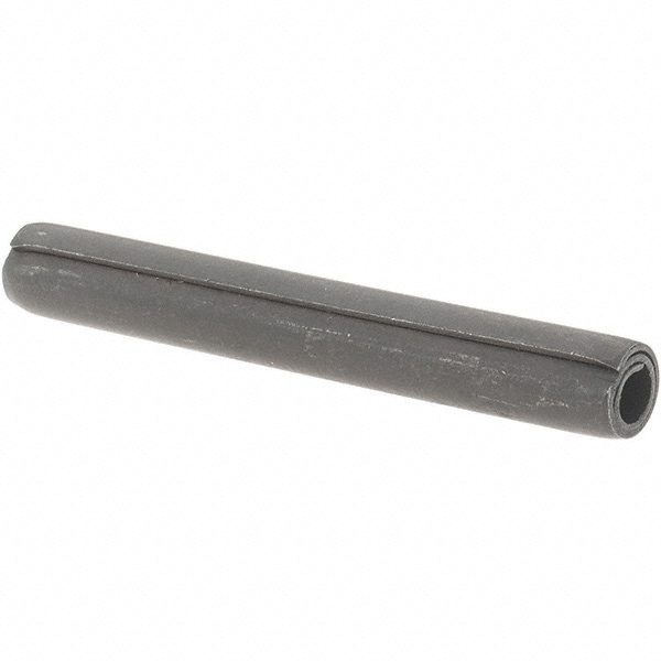 Coiled Spring Pin: 1-3/4" Long, 1070-1090 Alloy Steel