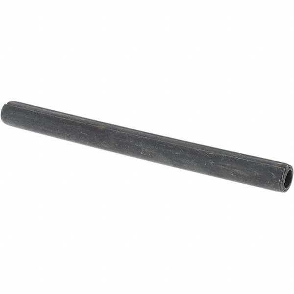Coiled Spring Pin: 3" Long, 1070-1090 Alloy Steel