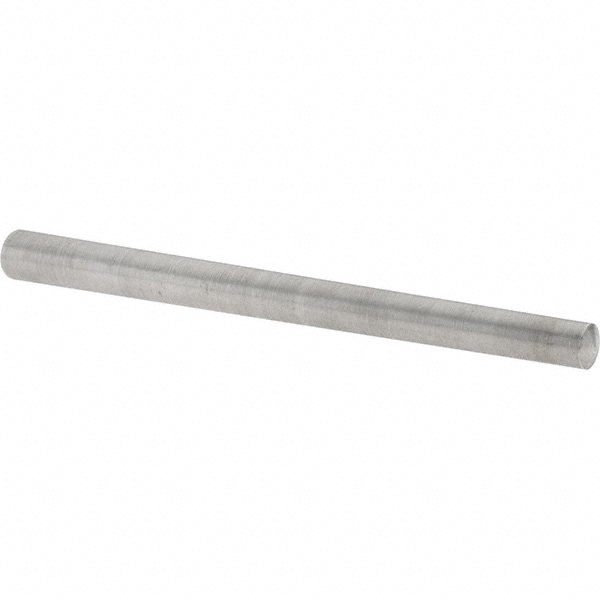 Size 8, 0.3672" Small End Diam, 0.492" Large End Diam, Uncoated Steel Taper Pin