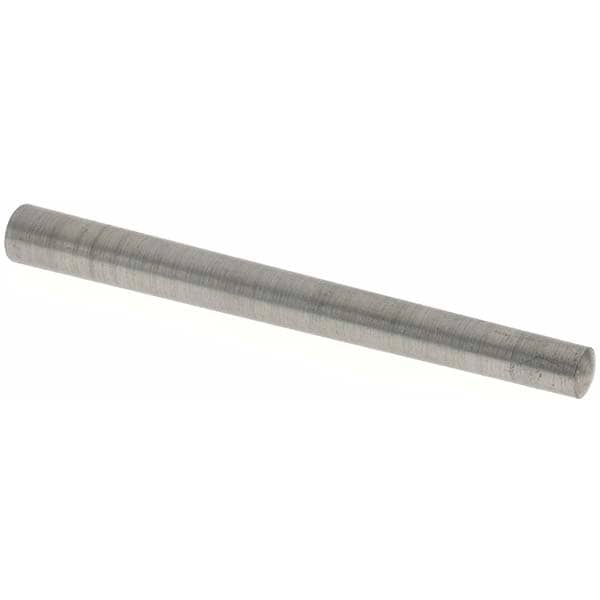 Size 4, 0.198" Small End Diam, 0.25" Large End Diam, Uncoated Steel Taper Pin