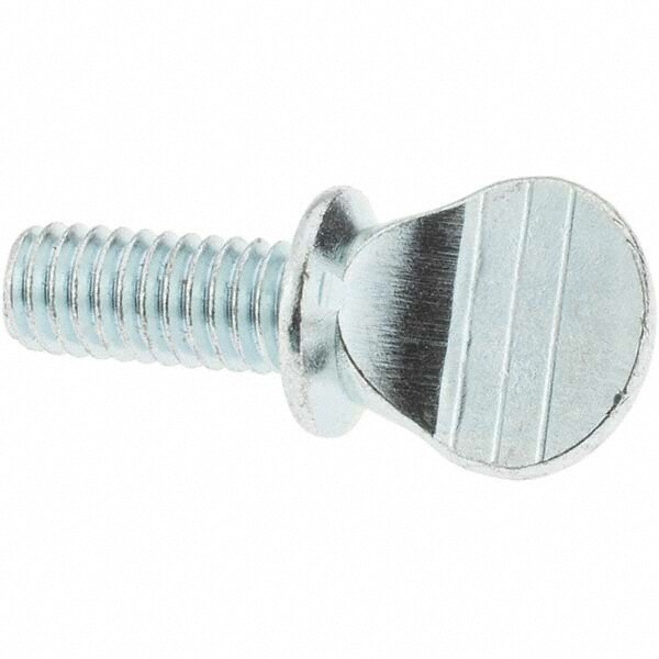 2 Steel Thumb Screw: 5/16-18, Oval Head