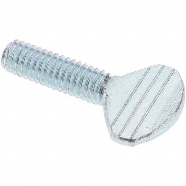 2 Steel Thumb Screw: 5/16-18, Oval Head