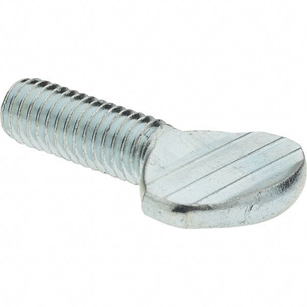 2 Steel Thumb Screw: #10-32, Oval Head
