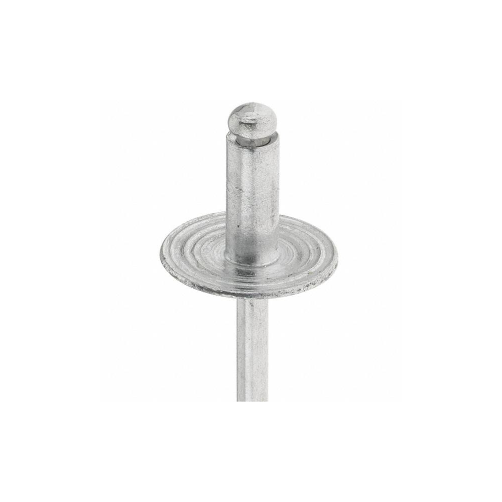 Value Collection - Open End Blind Rivet: Size 64, Large Flange Dome ...