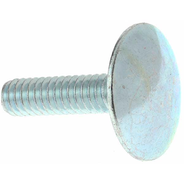 Step Bolts; System of Measurement: Inch ; Thread Size (Inch): 1/4-20 ; Length (Inch): 1 ; Material: Steel ; Material Grade: 1006-1050 ; Finish/Coating: Zinc-Plated