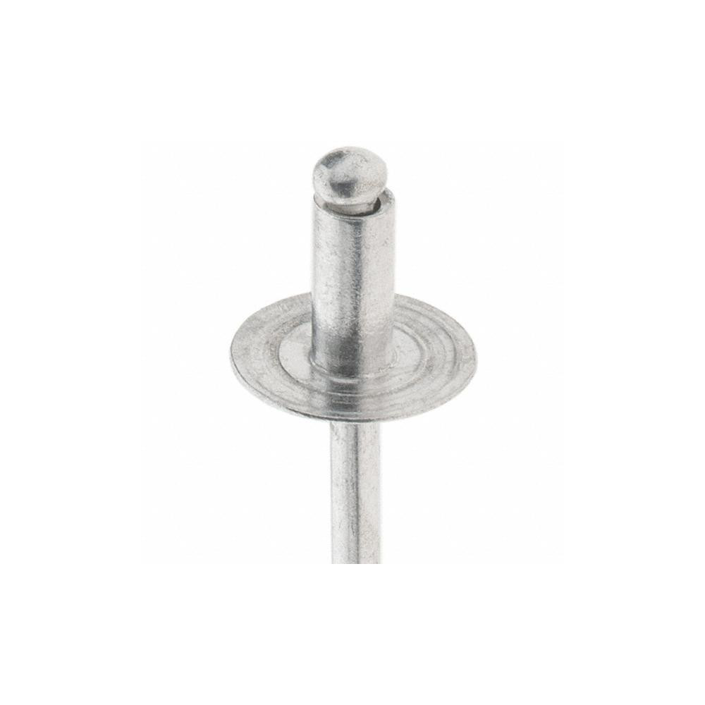 Value Collection - Open End Blind Rivet: Size 42, Large Flange Dome ...