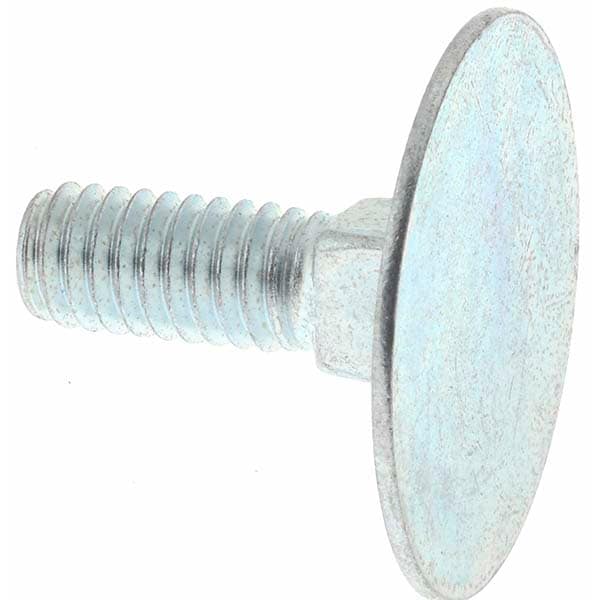 5/16-18, 1" OAL, 1-3/16" Head Diam, Steel Elevator Bolt