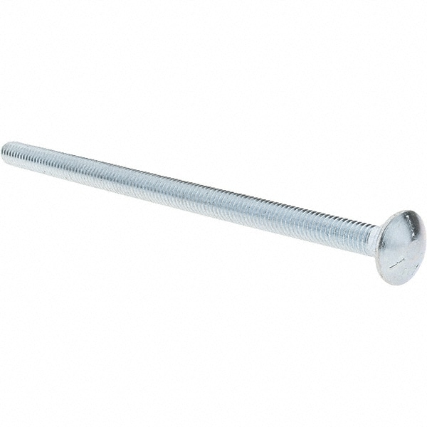 Carriage Bolt: 5/16-18, 6" Length Under Head, Square Neck