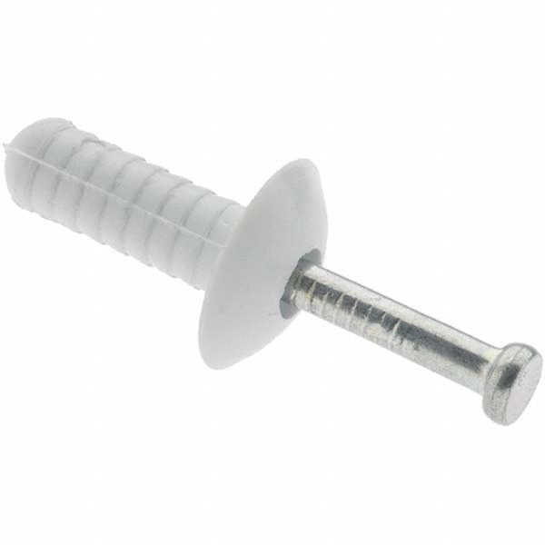 1/4" Diam, 1/4" Drill, 3/4" OAL, Hammer Drive Concrete Anchor