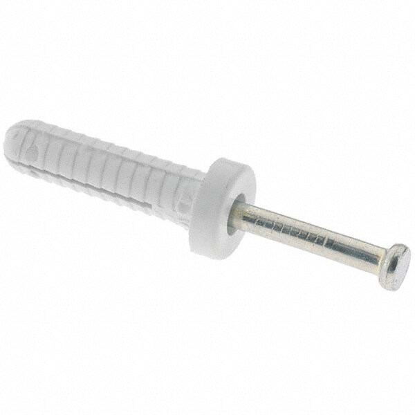 1/4" Diam, 1/4" Drill, 1" OAL, 1-1/4" Min Embedment Hammer Drive Concrete Anchor
