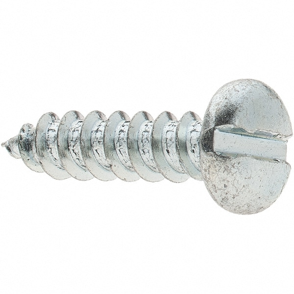 Value Collection - Sheet Metal Screw: #14, Pan Head, Slotted Drive, 1 ...