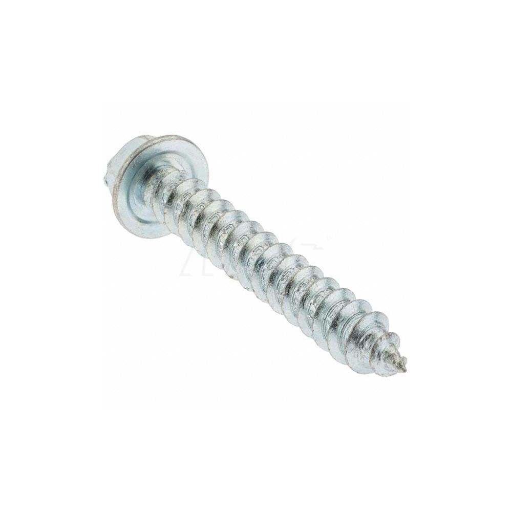 Value Collection Sheet Metal Screw 12, Hex Washer Head, Slotted MSC Direct