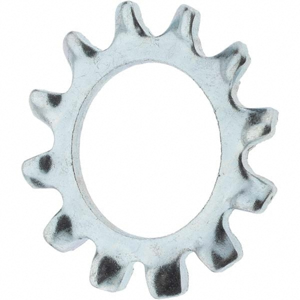 1/2" Screw, Steel External Tooth Lock Washer