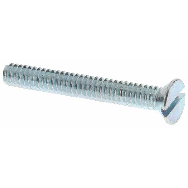 Machine Screw: #10-24 x 1-1/2", Flat Head, Slotted
