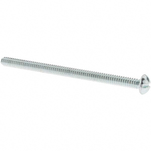 Machine Screw: #10-24 x 3", Round Head, Slotted