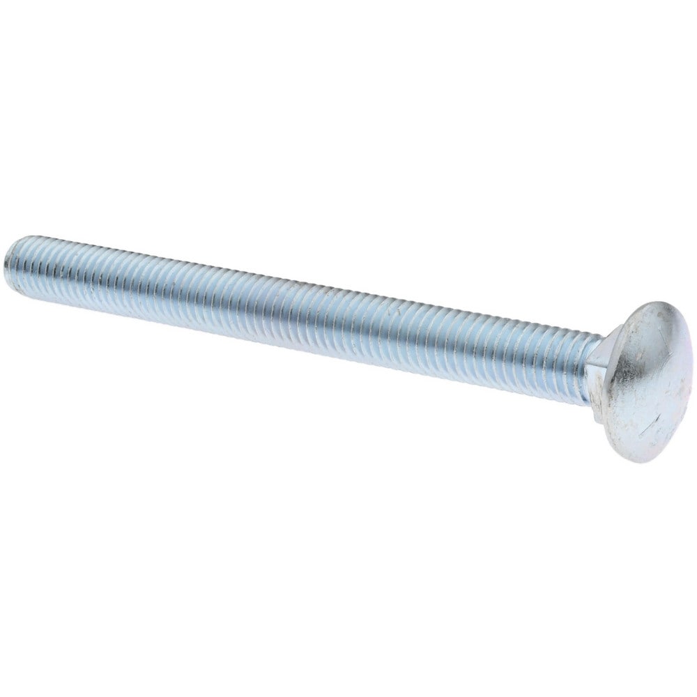 Carriage Bolt: 1/2-13, 5-1/2" Length Under Head, Square Neck