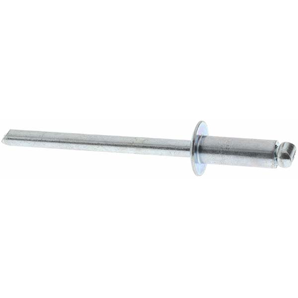 Value Collection - Open End Blind Rivet: Size 54, Dome Head, Steel Body ...