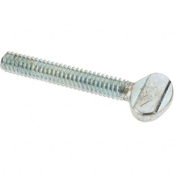 2 Steel Thumb Screw: 1/4-20, Oval Head