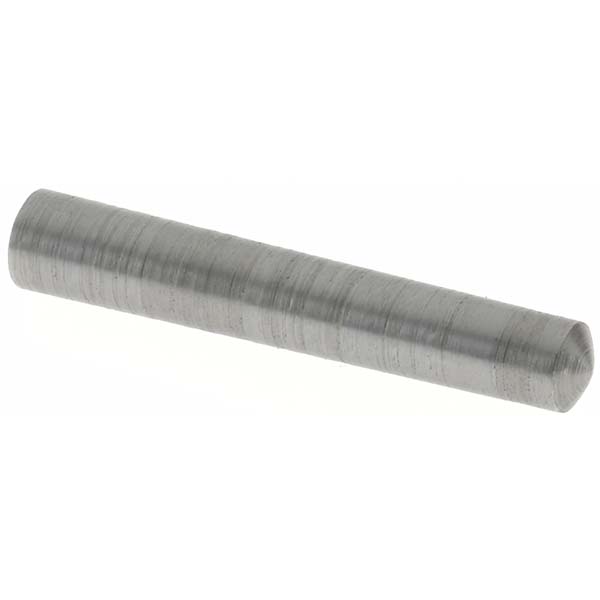 Size 1, 0.1512" Small End Diam, 0.172" Large End Diam, Uncoated Steel Taper Pin