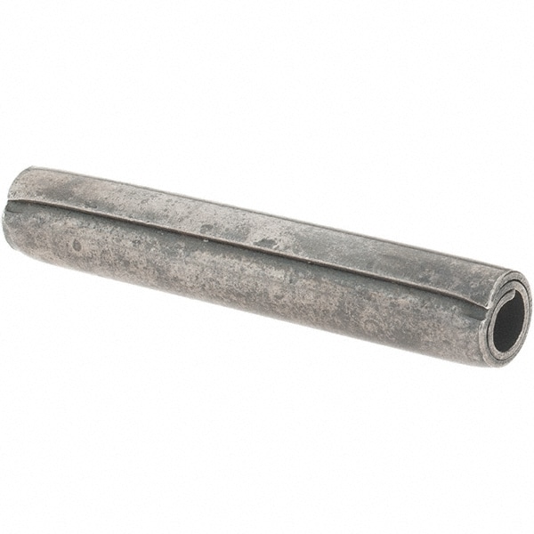 Coiled Spring Pin: 1-3/8" Long, 1070-1090 Alloy Steel