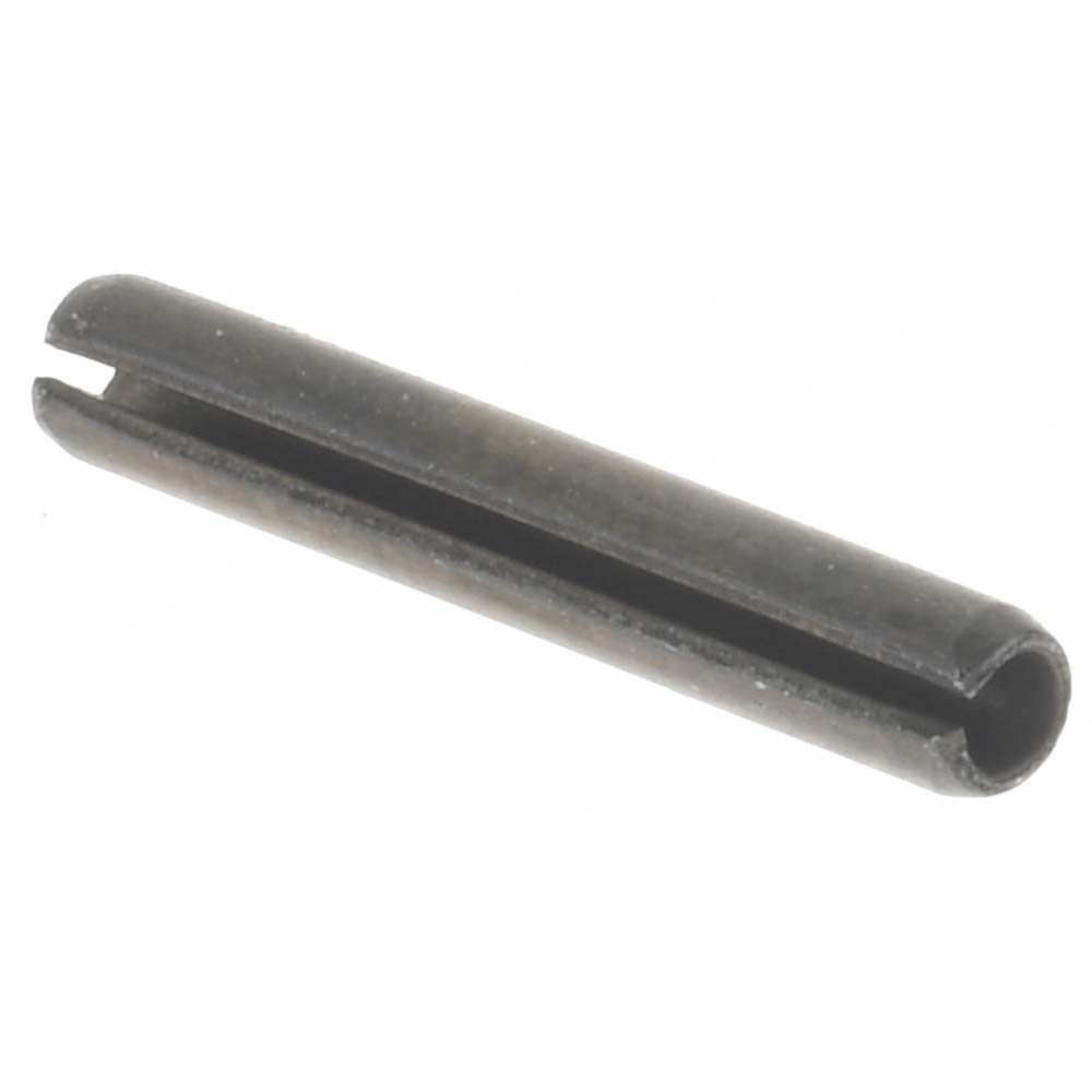 Slotted Spring Pin: 1/2" Long, 1070-1090 Alloy Steel