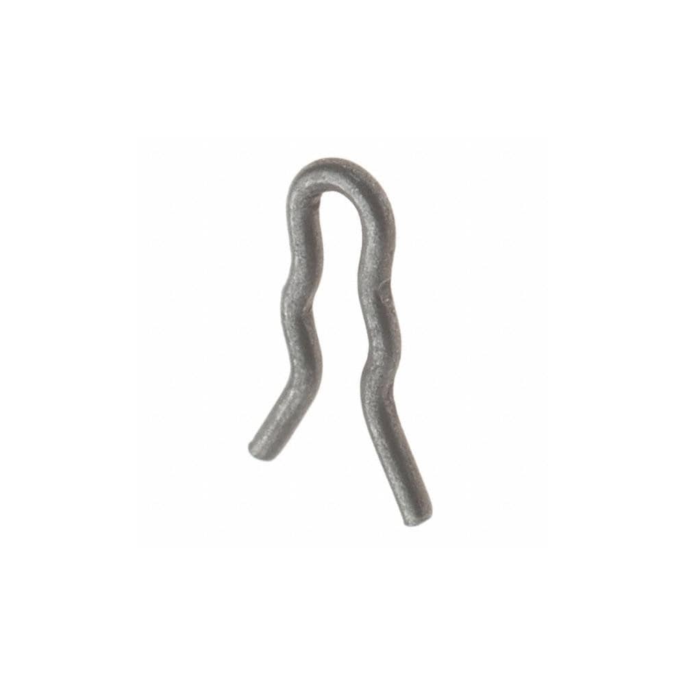 Value Collection - 25/32″ Groove, 2-5/64″ Long, Zinc-Plated Spring Steel  Hair Pin Clip - 67986802 - MSC Industrial Supply