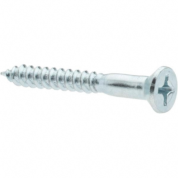 #14, 2" OAL, Phillips Drive, Flat Head Wood Screw