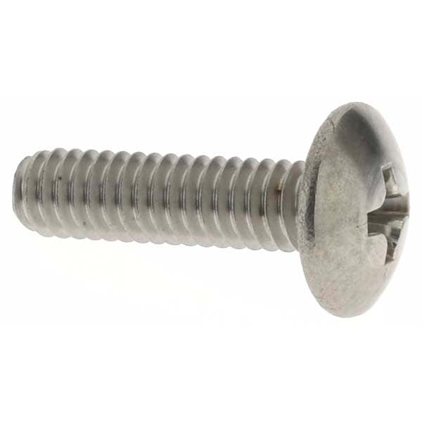 Machine Screw: #8-32 x 5/8", Truss Head, Phillips