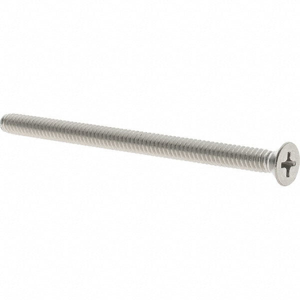 Machine Screw: #10-24 x 3", Flat Head, Phillips