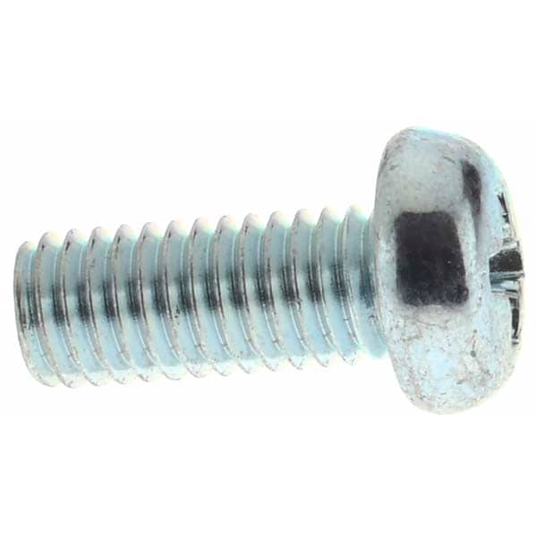 Machine Screw: M5x0.8 x 12.00 mm  Length Under Head, Pan Head, Phillips
