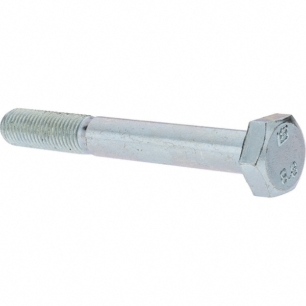 Value Collection Hex Head Cap Screw: M10 x 1.25 x 80 mm, Grade 8.8 Steel,  Zinc-Plated 70959895 MSC Industrial Supply