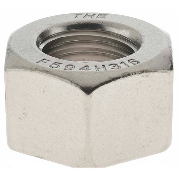 7/8-9 UNC Stainless Steel Right Hand Heavy Hex Nut