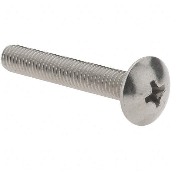 Machine Screw: #10-32 x 1-1/4", Truss Head, Phillips
