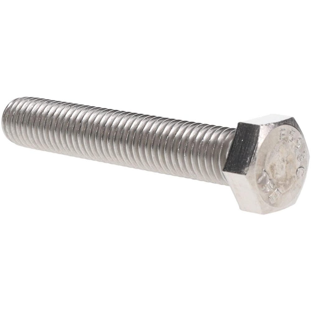 Hex Head Cap Screw: 1/2-13 x 3", Grade 18-8 Stainless Steel