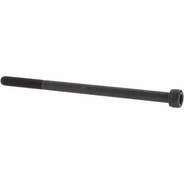 Value Collection A996733 Hex Head Cap Screw: M5 x 0.80 x 90 mm, Grade 12.9 Alloy Steel, Black Oxide Finish Image
