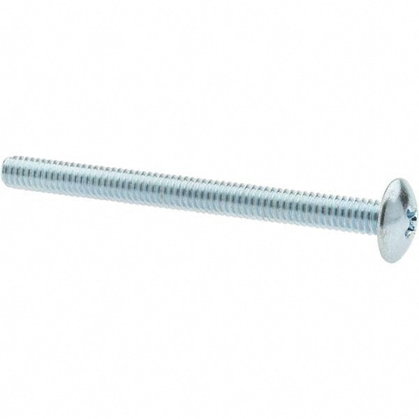Machine Screw: #8-32 x 2" Length Under Head, Truss Head, Phillips