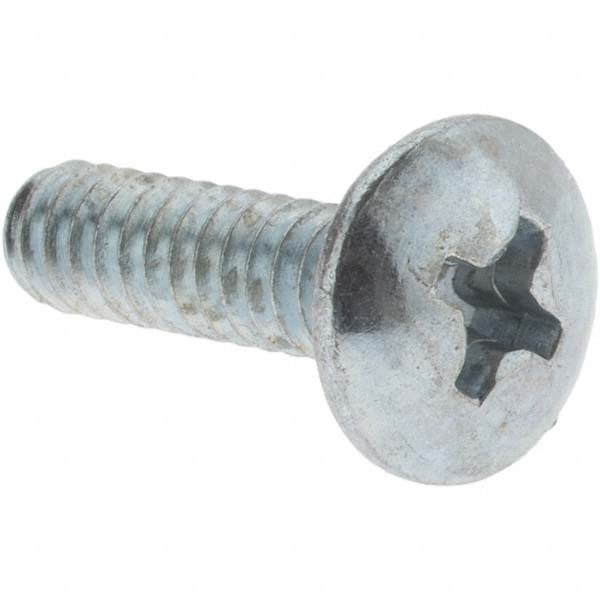 Machine Screw: #6-32 x 1/2", Truss Head, Phillips
