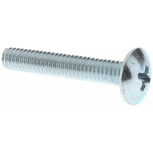 Machine Screw: #8-32 x 1" Length Under Head, Truss Head, Phillips