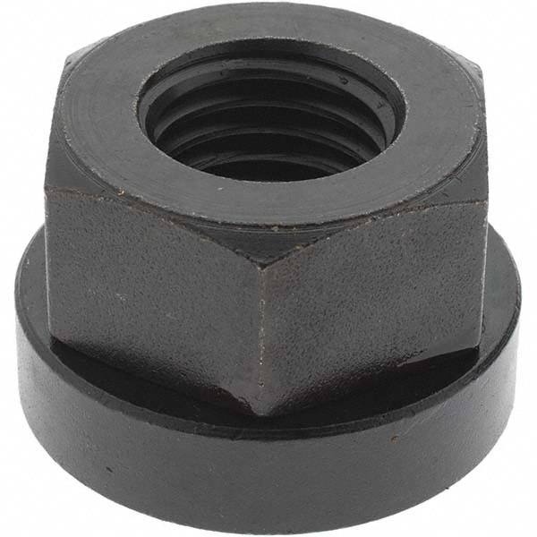 Swivel Hex Nuts; Thread Size (Inch): 7/8-9 ; System of Measurement: Inch ; Width Across Flats (Inch): 1-7/16 ; Overall Height (Inch): 1-1/8 ; Pad Diameter (Inch): 1-3/4 ; Material: Steel