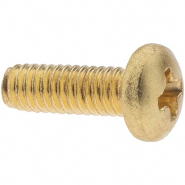 Machine Screw: #8-32 x 1/2", Pan Head, Phillips