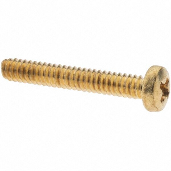 Machine Screw: #4-40 x 3/4" Length Under Head, Pan Head, Phillips