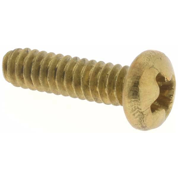 Machine Screw: #6-32 x 1/2", Pan Head, Phillips
