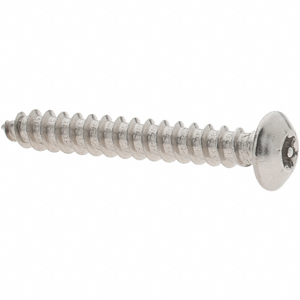 Value Collection Sheet Metal Screw 6, Button Head, Pin In Torx MSC Direct