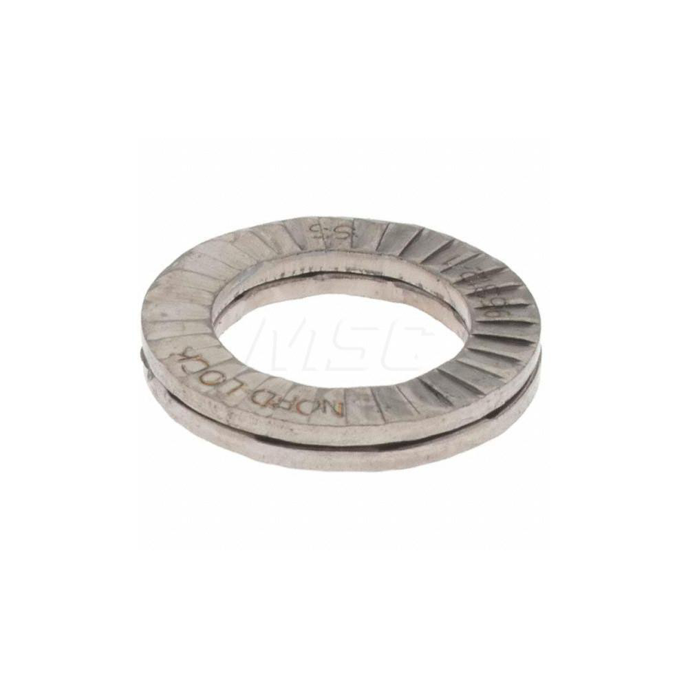 Value Collection Wedge Lock Washer 0.534" OD, 0.344" ID, Stainless